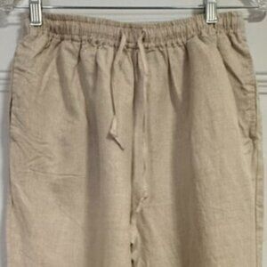 Blair Linen Blend Pants Women's Size Medium Coastal Resort Sustainable